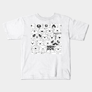 Doodle dogs Kids T-Shirt